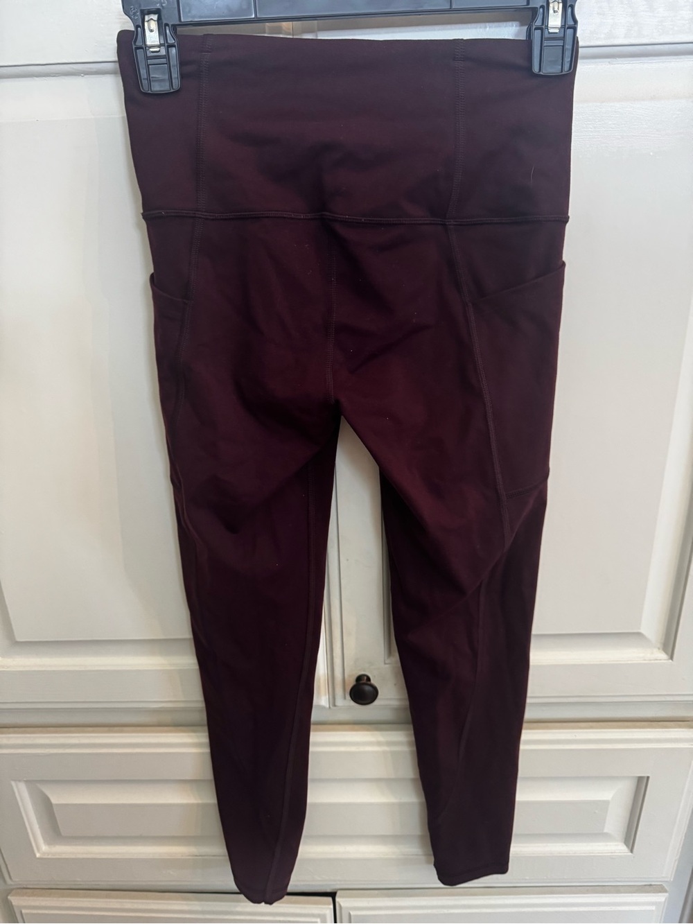 Victoria's Secret High-Rise Leggings in Deep Wine Plum